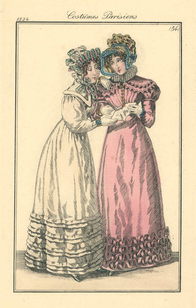 Ubiór kobiecy z 1824&nbsp;r.